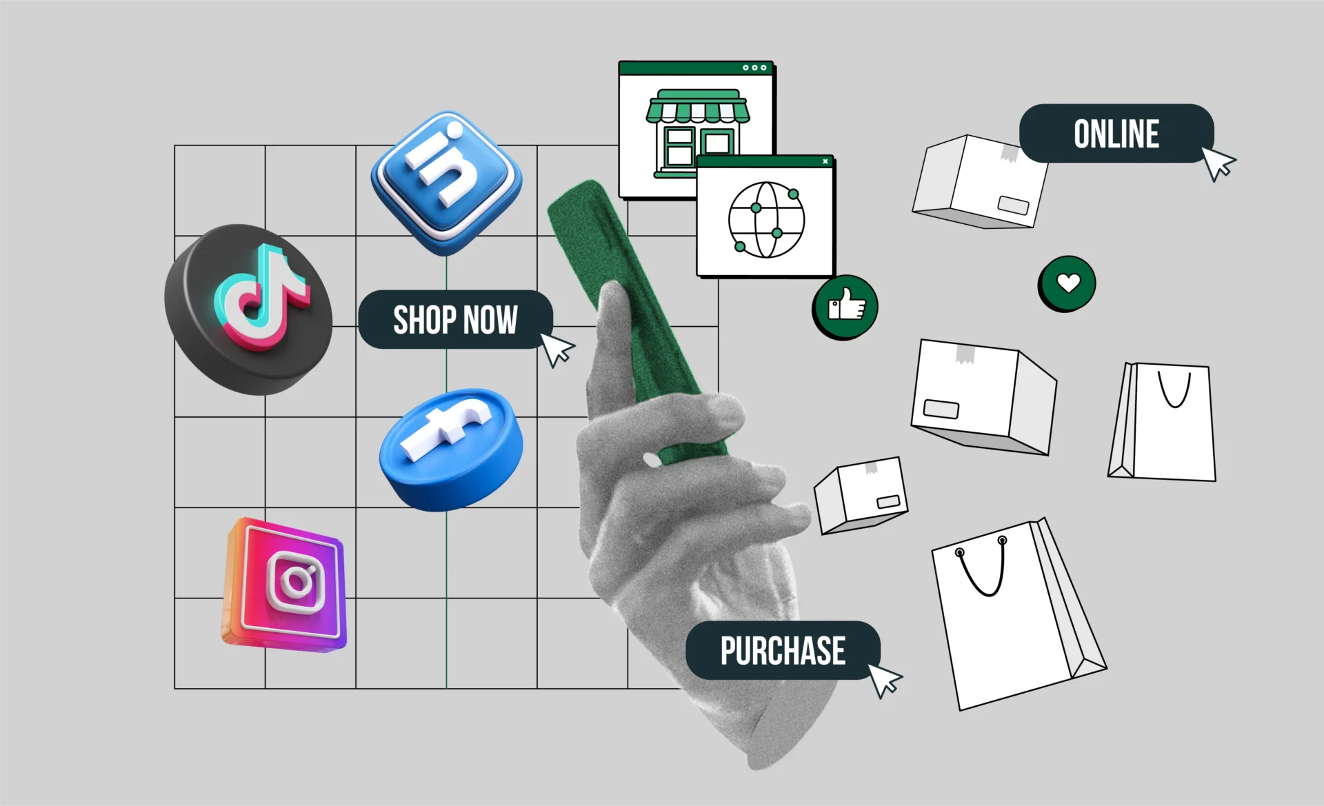 Why do businesses choose to buy social media accounts?